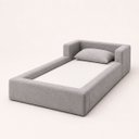 Ver imagem 6 de Cama Montessoriana Solteiro Desmontável com Colchão em Bouclé:Cinza