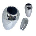 Ver mais imagens de Vaso de Cerâmica Prata Espelhado Estilo Colonial Vintage Espressione Vaso Decorativo Prata, Vaso Esp