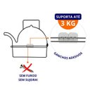 Ver imagem 3 de Porta Papel Toalha Pano de Prato com Formato de Chaleira em Aço - Wp Connect Preto