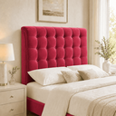 Ver imagem 4 de Cabeceira Ana Estofada Veludo p/ Cama Box Casal Queen 160cm Quarto