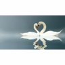 Quadro Decorativo Cisne Branco QH2.1014.01.01 Euronobre - 140x55x3cm - 3