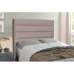 Cabeceira Decorativa Suelen Casal 160cm Linho Areia - Mozzelar - 4