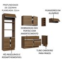 Ver imagem 4 de Armário de Cozinha Completa 290cm Rustic Safira Madesa 14
