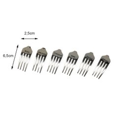 Kit 6 Plaquinhas Identificadoras Marcadores de Queijos Inox - 5