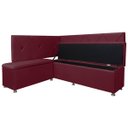 Ver imagem 4 de Conjunto Canto Alemão com Bau para Bar Lanchonete Bordo 125x160cm Sofa Store