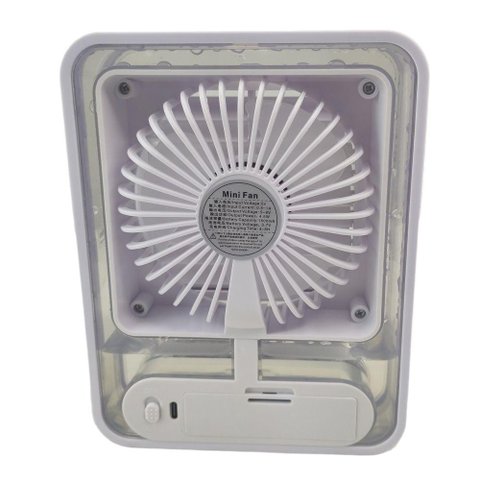Ventilador Umidificador Agua de Mesa Touch 3 Velocidades Led Usb Estudos Casa Trabalho Verao Calor