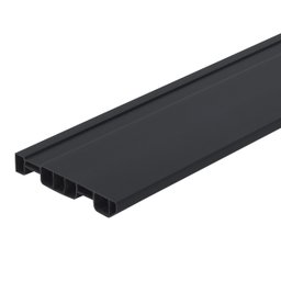 Rodape Preto Pvc 240x15 Cm 10 Peças - 1