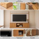 Ver imagem 3 de Home Theater Jural Mdp/mdf Tv até 75 Portas de Correr Canela/offwhite G77 - Gran Belo