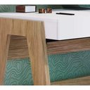 Ver imagem 4 de Escrivaninha Para Escritorio 26105 Linha Trend Hanover Off W