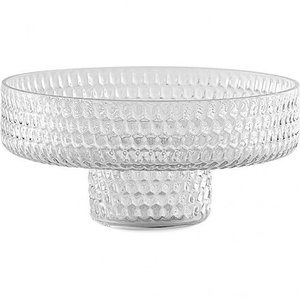 Centro de Mesa em Vidro Texturizado Mart Collection - Unidade Baixo