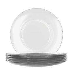 Prato Raso Vidro Duralex 22,6cm Astral 24 Unidades - Nadir 0002 - 1