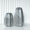 Ver imagem 4 de Dupla Vaso Centro de Mesa Grande Médio Alto Relevo Cinza