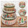 Conjunto De Latas Natalinas Ursinhos Feliz Natal Para Doces Chocolates - 1