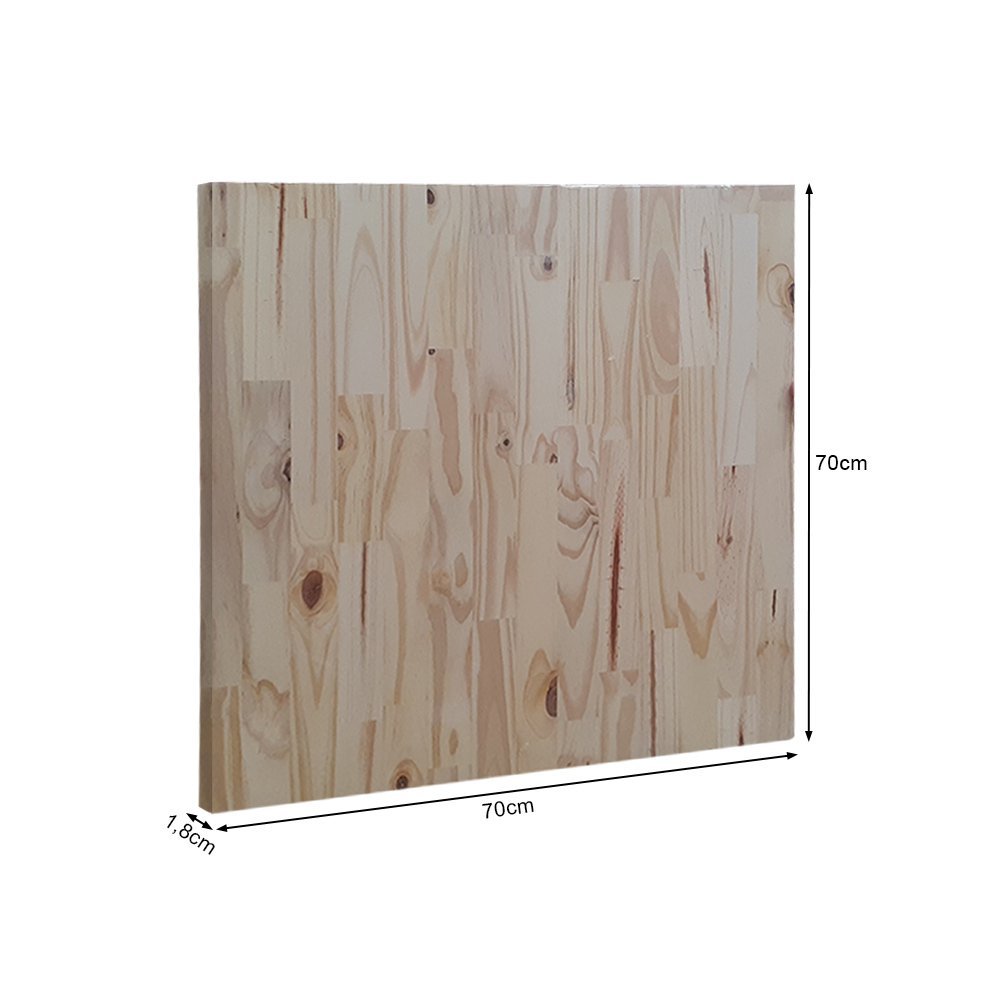 Painel Finger de Madeira Eucalipto 1,8x70x70cm Qualidade Bc - 3