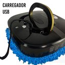 Ver imagem 4 de Robo Passa Pano MOP Umidificador Inteligente Luz Ultravioleta Chao Limpeza Piso Azulejo Pano Umido