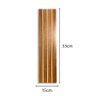 Kit 5 Placas Madeira Painel Ripado Imbuia em Mdf Autocolante 15x53 Cm - 4