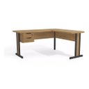 Ver imagem 2 de Mesa em L Kit Office Versátil 1170 com 2 Gavetas Kappesberg Cor Itapuã