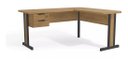 Ver imagem 2 de Mesa em L Kit Office Versátil 1170 com 2 Gavetas Kappesberg Cor Itapuã