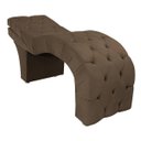 Ver imagem 1 de Maca Estética Estofada Reclinável Ergonômica Spa Suede Yara:Marrom