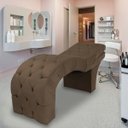 Ver imagem 2 de Maca Estética Estofada Reclinável Ergonômica Spa Suede Yara:Marrom
