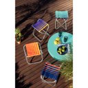 Ver imagem 5 de Banqueta de Praia Tramontina Fiji em Alumínio com Assento Roxo e Amarelo