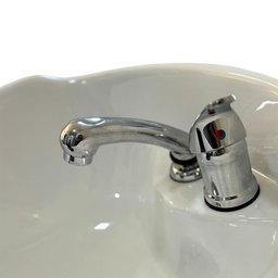 Lavatório Salão de Beleza Acolchoado Bulma com Cuba e Torneira Monocomando Pu Bege G31 - Gran Belo L - 7