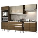 Ver imagem 3 de Armário de Cozinha Completa 290cm Rustic/Crema Vicenza Madesa 01