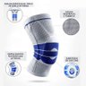 Joelheira Gel Silicone Ortopedica Esportiva Suporte Joelho Apoio Exercita Melhora Circulaçao - 10