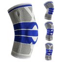 Ver imagem 1 de Joelheira Gel Silicone Ortopedica Esportiva Suporte Joelho Apoio Exercita Melhora Circulaçao