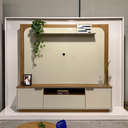 Ver imagem 6 de Estante para TV e Home Theater até 75 Polegadas 200CMX191,5cm 2 Portas 1 Gaveta Nilo