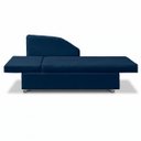 Ver imagem 6 de Sofá Cama Solteiro 1 Lugar com Baú Divã Bouclê Multifuncional Divã Quarto Hóspedes 195cm:Bouclê Azul