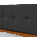 Ver imagem 3 de Cabeceira Box Casal 160 Ambiente Calitan Frassino Preto Fosco com Led - Lopas