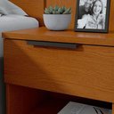 Ver imagem 4 de Cabeceira Box Casal 160 Ambiente Calitan Frassino Preto Fosco com Led - Lopas