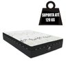 Cama Box Casal Queen Molas Ensacadas Miami Gazin 158cm Branco/preto - Suporta até 120kg por Pessoa - 6