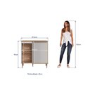 Ver imagem 2 de Balcão de Canto 97,3cm com Tampo IS1515 Linha Isabelle Delmarco