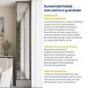 Ver imagem 7 de Cristaleira Planejada 1 Porta Reflecta 35cm Nara CabeCasa MadeiraOriginals Cinza