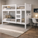 Ver imagem 4 de Beliche Completa com 2 Colchões Confortáveis - Proteção Lateral Total para Maior Segurança