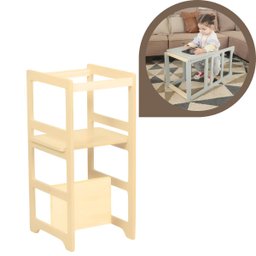 Torre de Aprendizagem Montessori Regula Altura Cadeirão - 2
