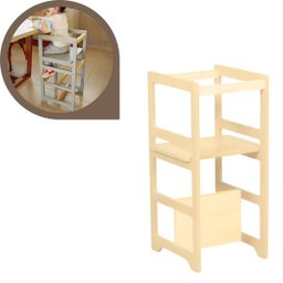 Torre de Aprendizagem Montessori Regula Altura Cadeirão - 3