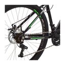Ver imagem 6 de Bicicleta Polimet MTB Nitro Câmbio Shimano Quadro em Alumínio 17/Aro 29/21 Velocidades Preto/Verde 7