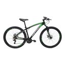 Ver imagem 1 de Bicicleta Polimet MTB Nitro Câmbio Shimano Quadro em Alumínio 17/Aro 29/21 Velocidades Preto/Verde 7