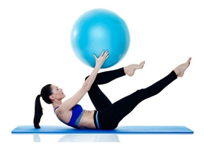 Kit Pilates - Bola Suiça 65cm + Overball 25cm