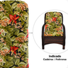 2 Almofada Impermeável P/poltrona Cadeiras de Área e Jardim - 4