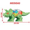 Brinquedo Dinossauro Triceratops Dino com Luz Som Movimento - 4