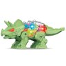 Brinquedo Dinossauro Triceratops Dino com Luz Som Movimento - 2