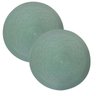 Kit 2 Jogos Americano Casal Sousplat Redondo Crochet Yoi Cor:Verde - 1