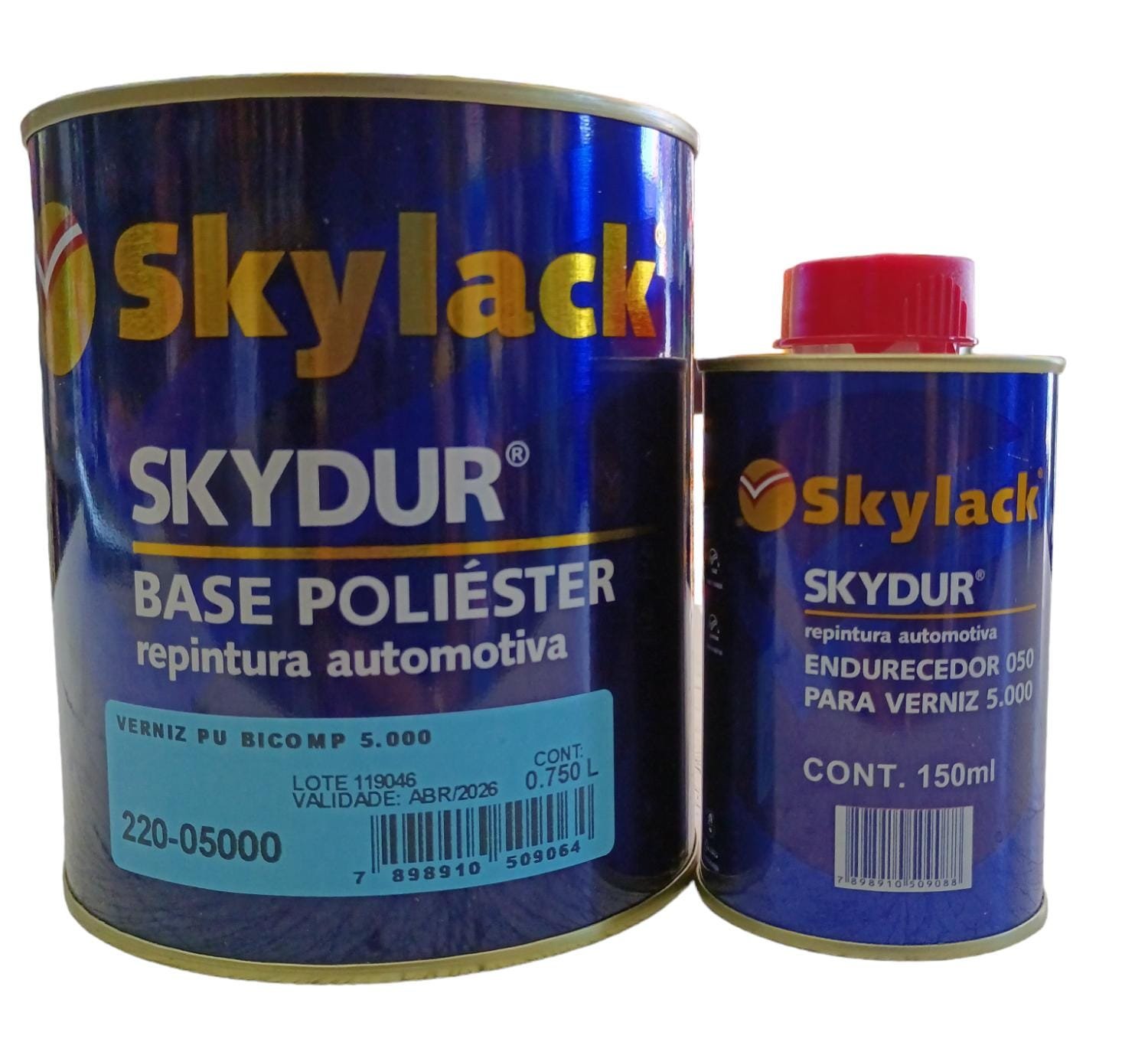 Verniz Automotivo Pu 5.000 + Cat. 750ml Skylack - 1