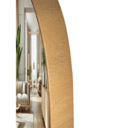 Espelho Orgânico Colina em Lamina Natural de Madeira 100x46 - 4