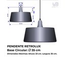 Ver imagem 4 de Kit 2 Luminária Pendente Retrolux + Retro Moderna Elegante