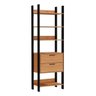 Guarda Roupa Closet Industrial Modulado 1 Peça 2 Gavetas 73,5cm 100% MDF   - 2